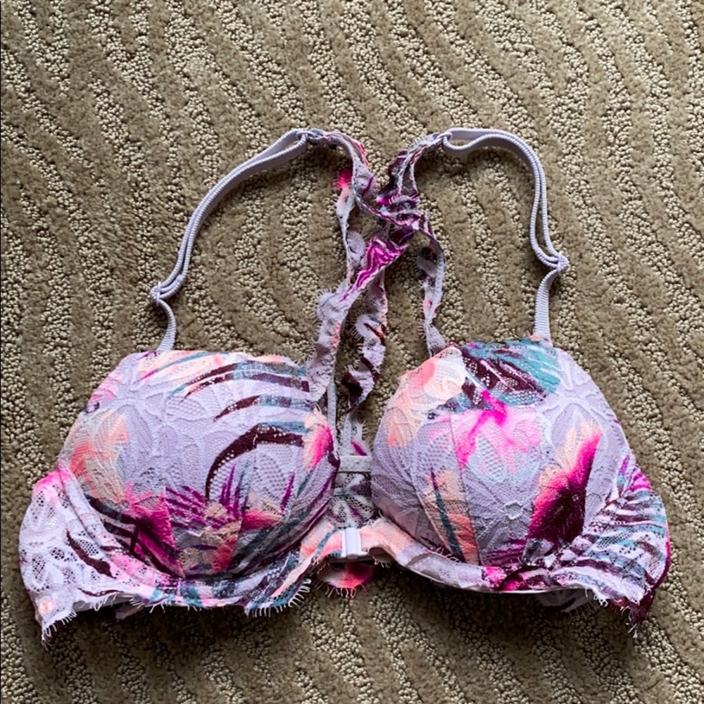 Pink bra